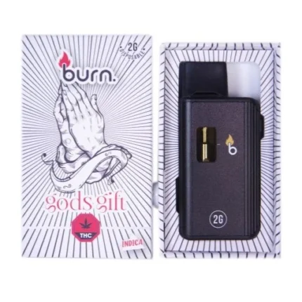Burn Disposable Vapes – Gods Gift (Hybrid) (2 Gram)