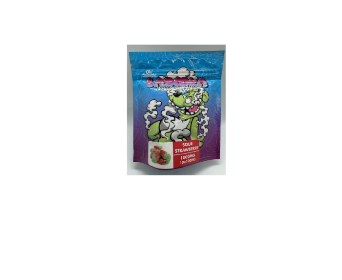 Bazooka – Sour Strawberry 1000mg - Image 2