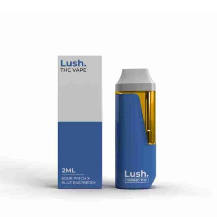 LUSH 2ML Disposable Vape – Sour Patch X Blue Raspberry (Hybrid)